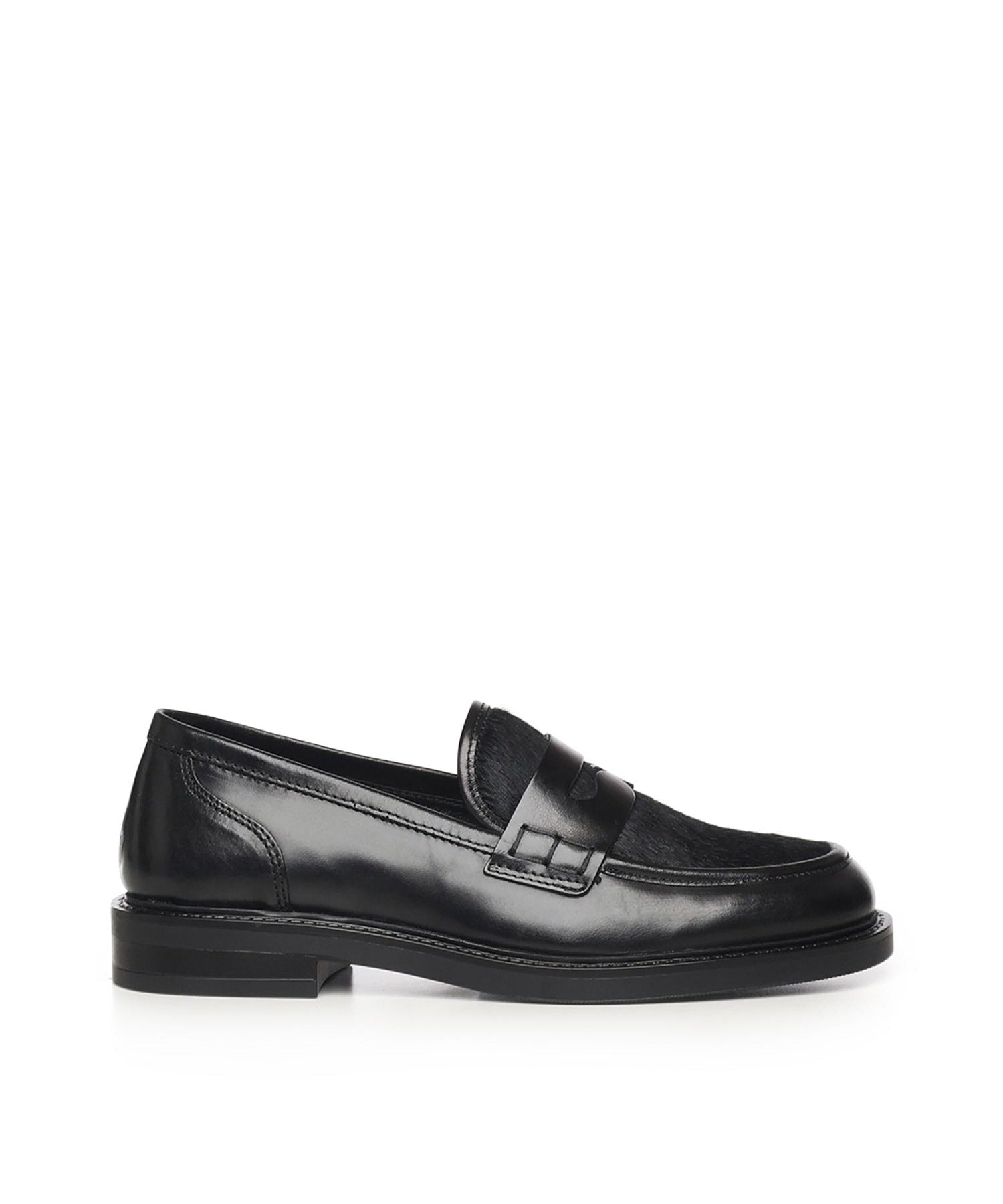 Mocassini Libra Combi in pelle A56073 NERO CARMENS 