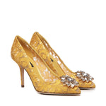 Décolleté in pizzo Bellucci Taormina con cristalli CD0101 AL19880211 DOLCE & GABBANA 