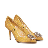 Décolleté in pizzo Bellucci Taormina con cristalli CD0101 AL19880211 DOLCE & GABBANA 