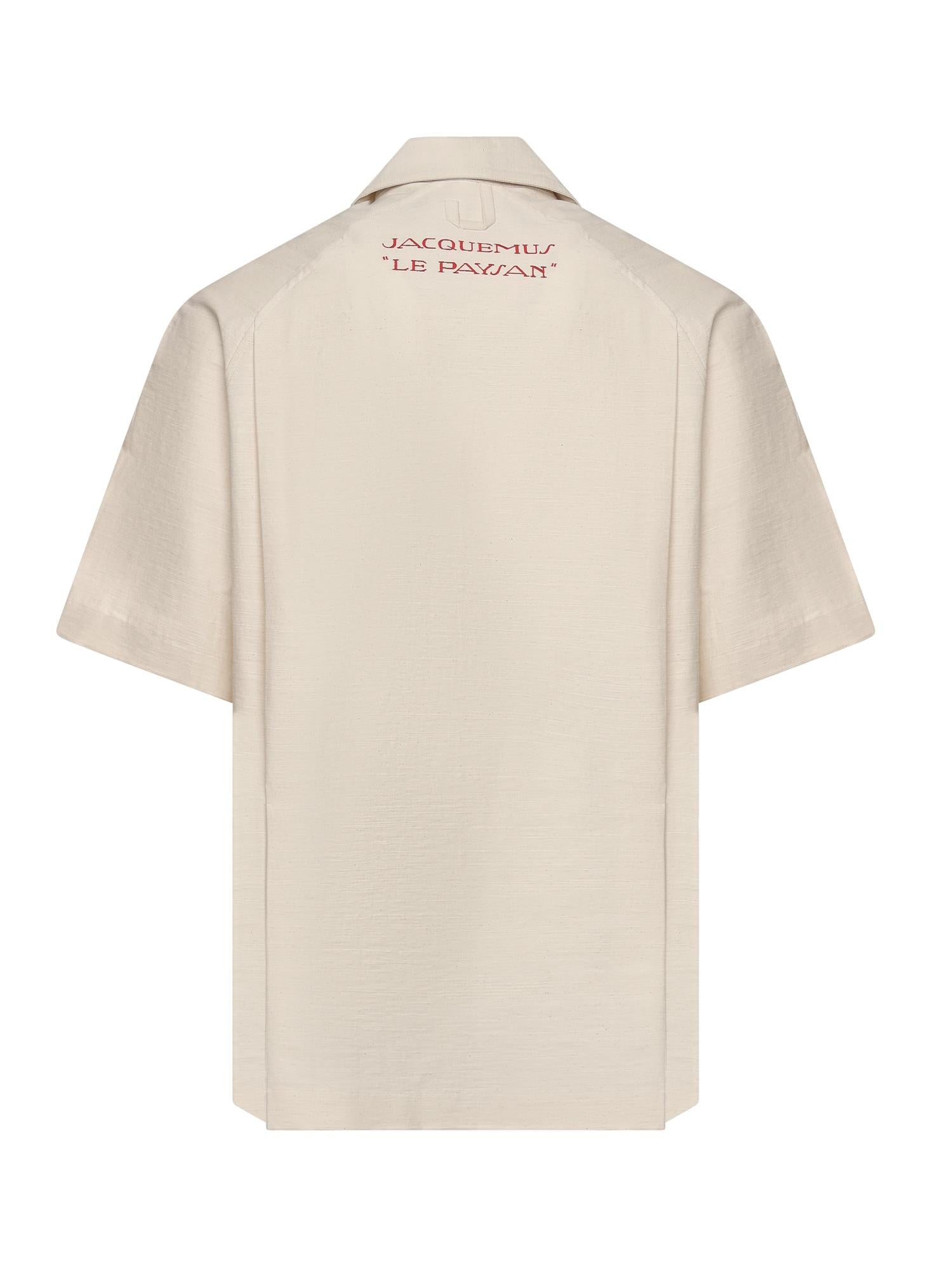 Camicia La Chemise Romarin in misto cotone SHM00573AW00731 110 JACQUEMUS 