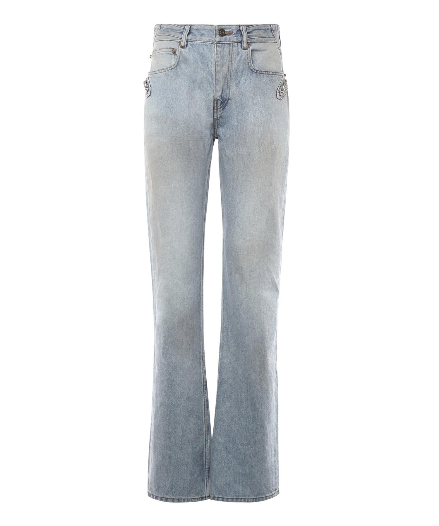 Jeans dritti City in denim di cotone 849953 TTW744200 BALENCIAGA 
