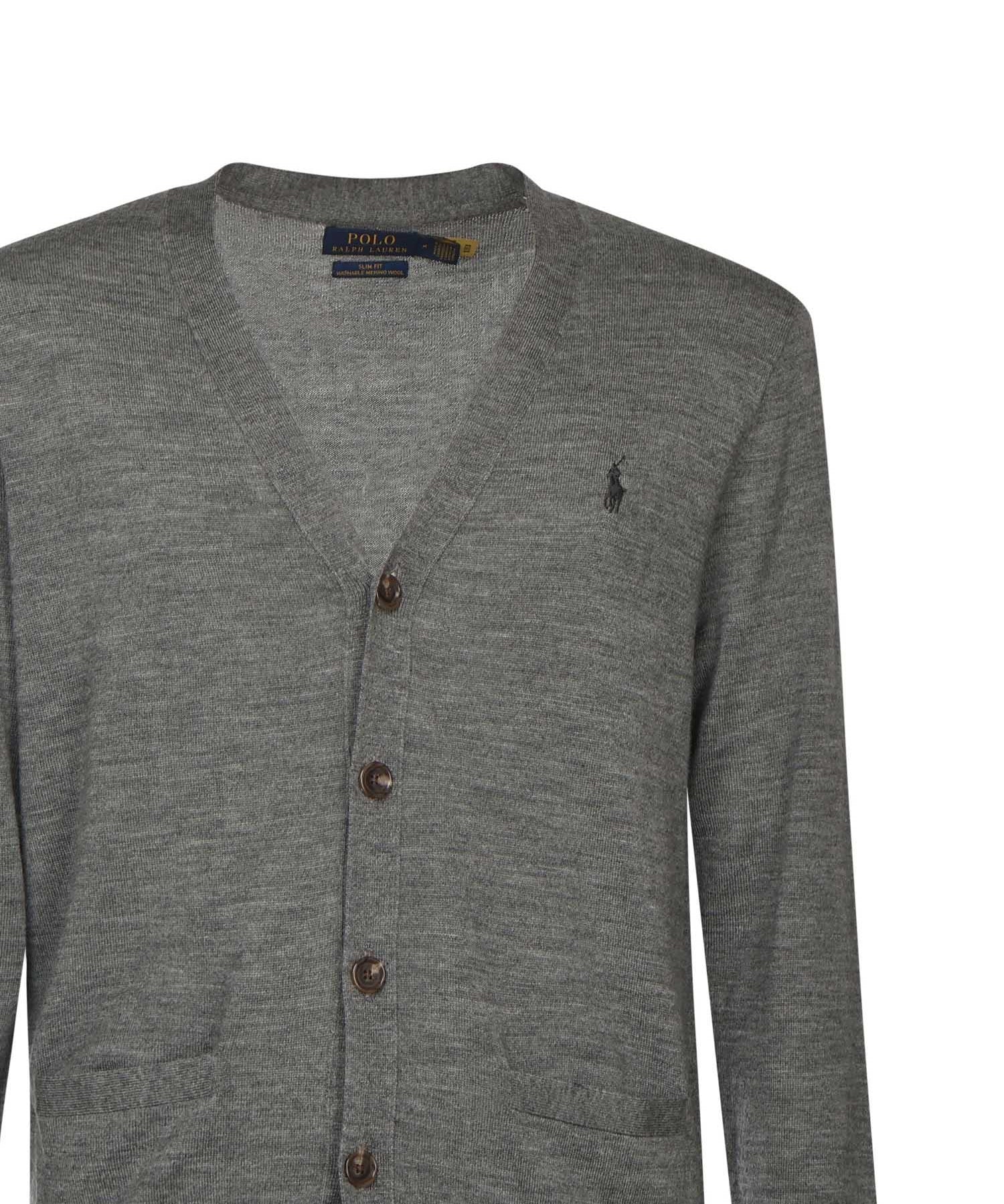 Cardigan con logo 710946144 004 POLO RALPH LAUREN 