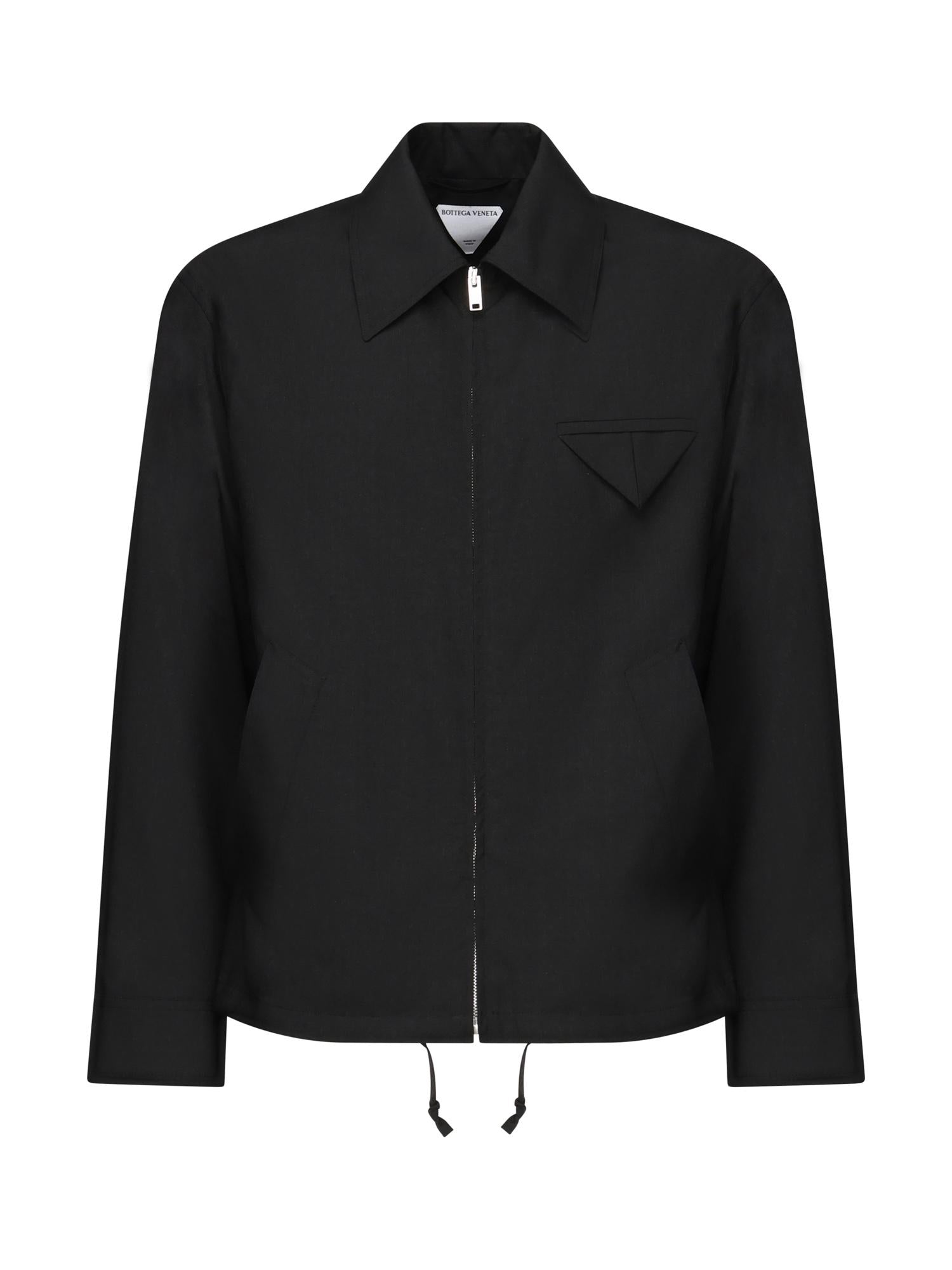 Giacca stile kimono in lana sottile<BR/> 833836 V4XP01307 BOTTEGA VENETA 