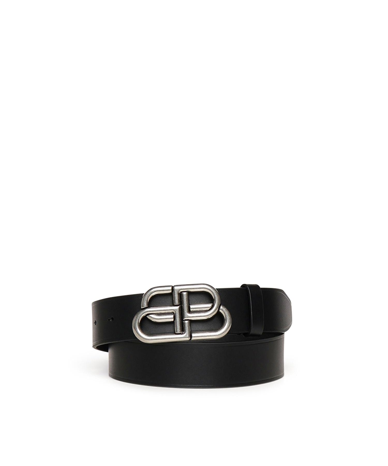 Cintura ampia BB in pelle 570370 1CH0B1000 BALENCIAGA 