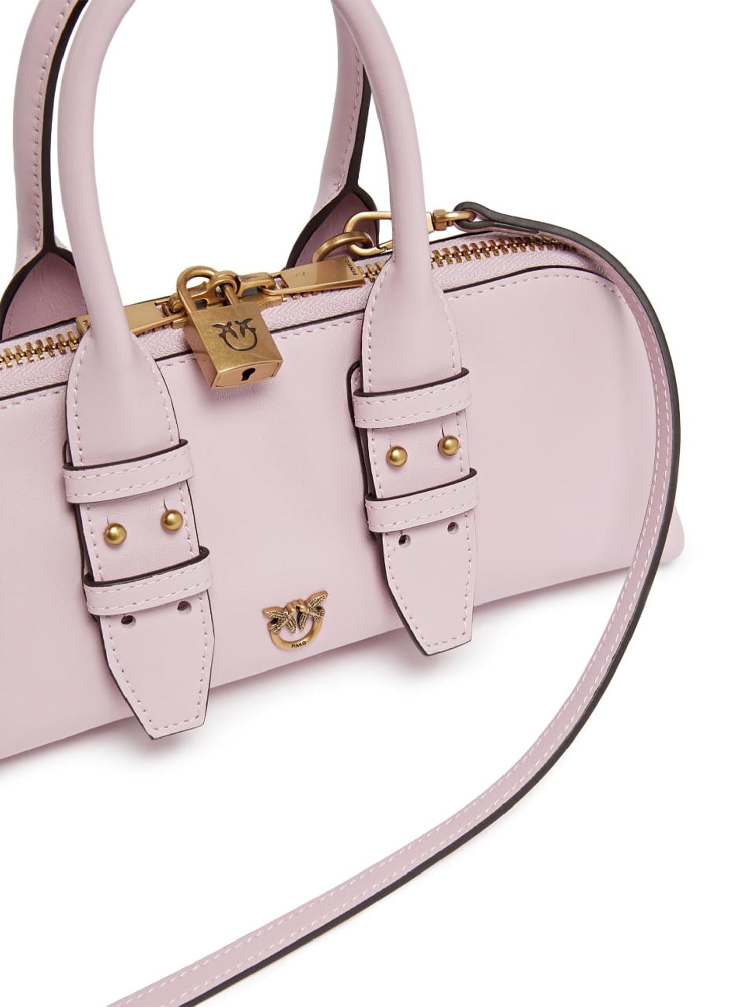 Borsa piccola a mano Escape Bag in pelle 105334 A0QOP26Q PINKO 