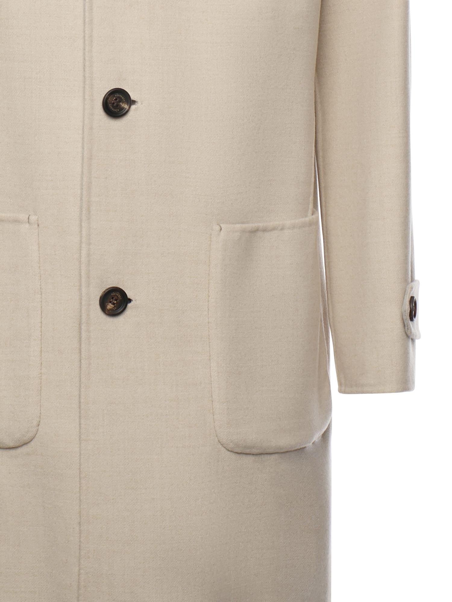 Cappotto reversibile in lana L75CAPG01TES0H229 02N-13 ELEVENTY 