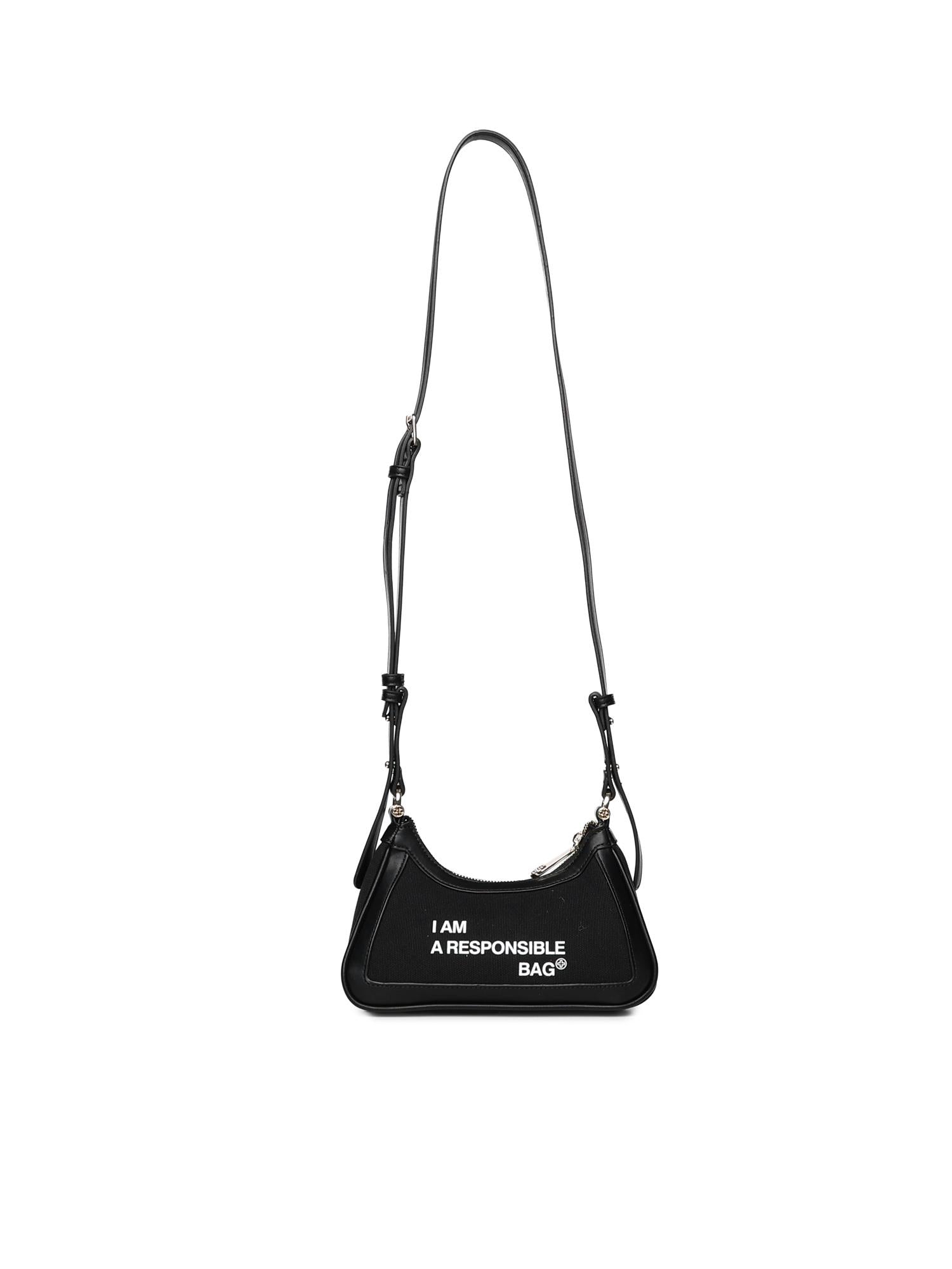 Borsa a tracolla Responsible con logo 73BS9MU02 RESPONSIBLE 73NERO V° 73 
