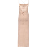 Abito slipdress lungo con strass 106299 A32XQ24 PINKO 