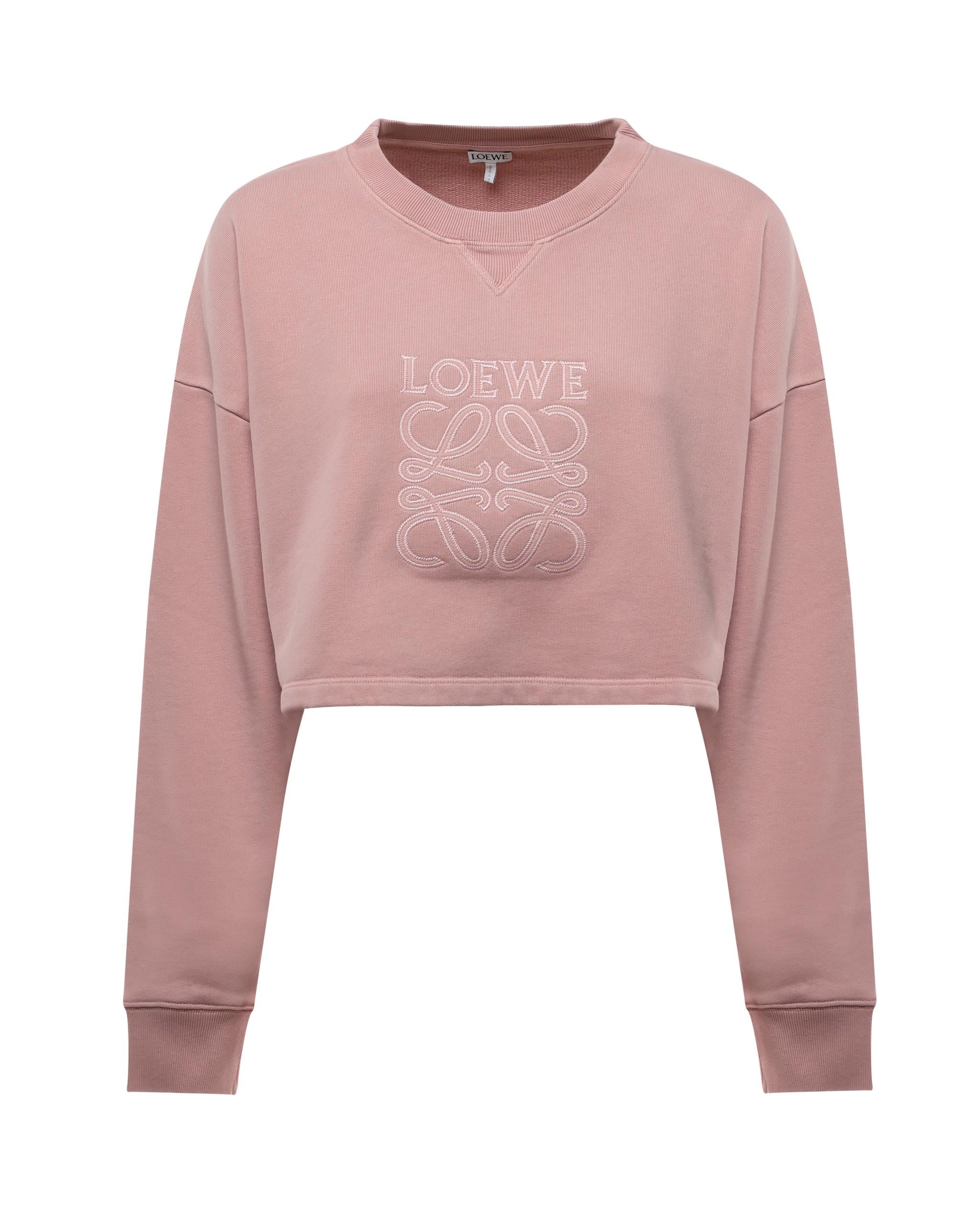 Felpa cropped Anagram S359Y24X47 7140 LOEWE 