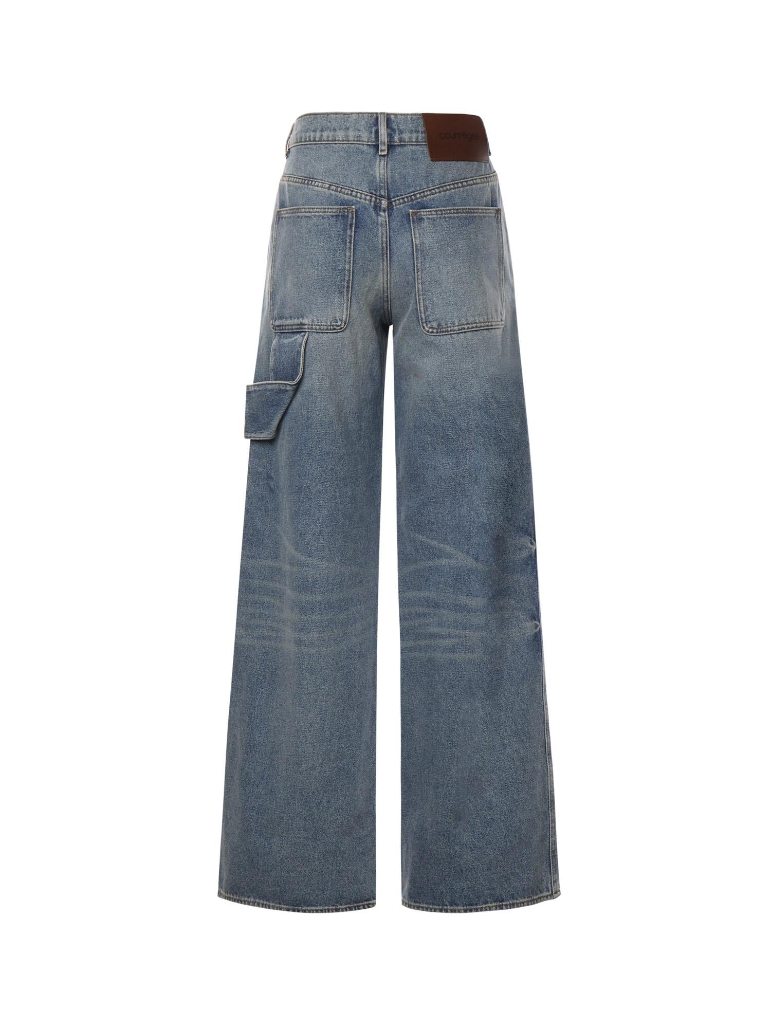 Jeans baggy in denim 126DPA692DE0058 7055 COURREGES 