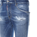 Pantaloni affusolati effetto vissuto S74LB1675 S30872470 DSQUARED2 