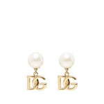 Orecchini con logo e perla WEO2N1 W1111ZOO00 DOLCE & GABBANA 