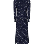 Abito a pois con bottoni gioiello FABX4108F4655 1643 ALESSANDRA RICH 