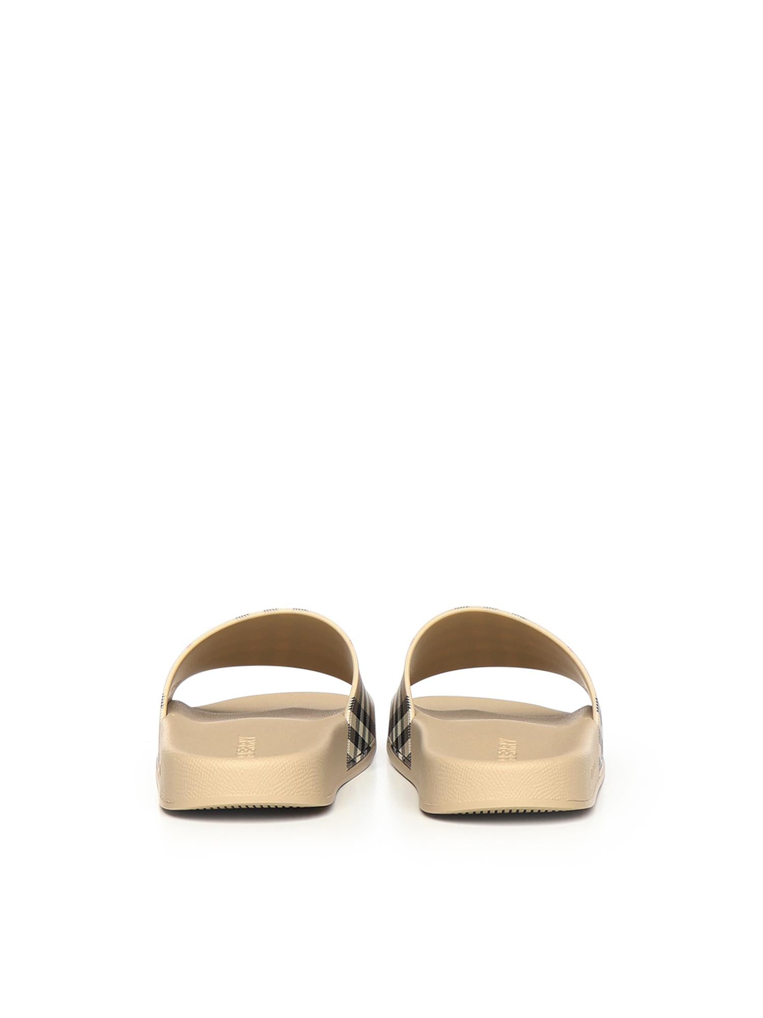 Sandali slides Check 8124941 A7028 BURBERRY 
