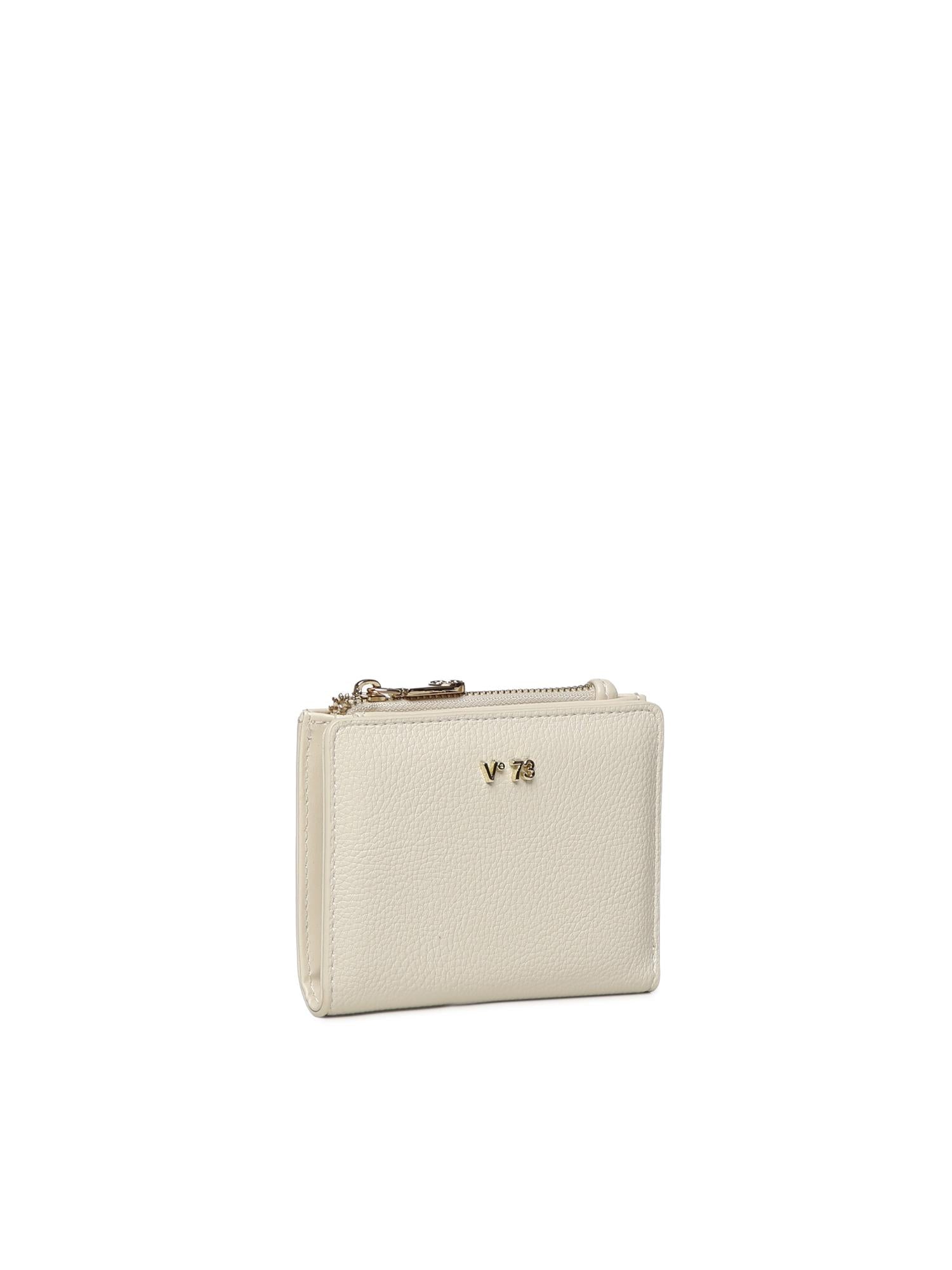Portafoglio con logo 73PS9D1258 KEIRAOFF WHITE V° 73 