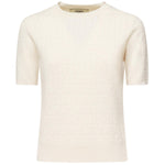 Maglia in cotone e viscosa FF jacquard FZXD57 AUZRF0ZNM FENDI 