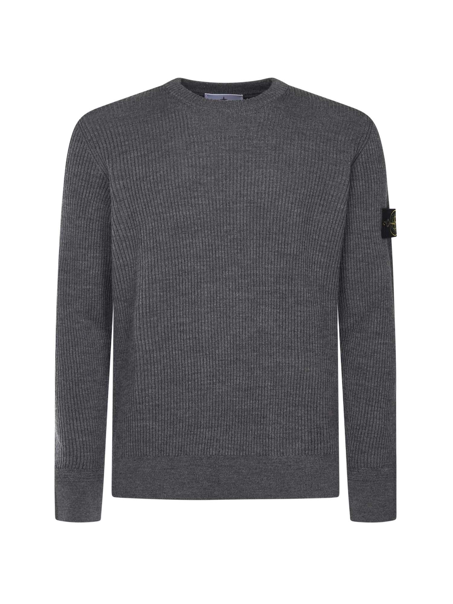 Maglione con bordi a costine K2S155100053 S00C2V0M67 STONE ISLAND 