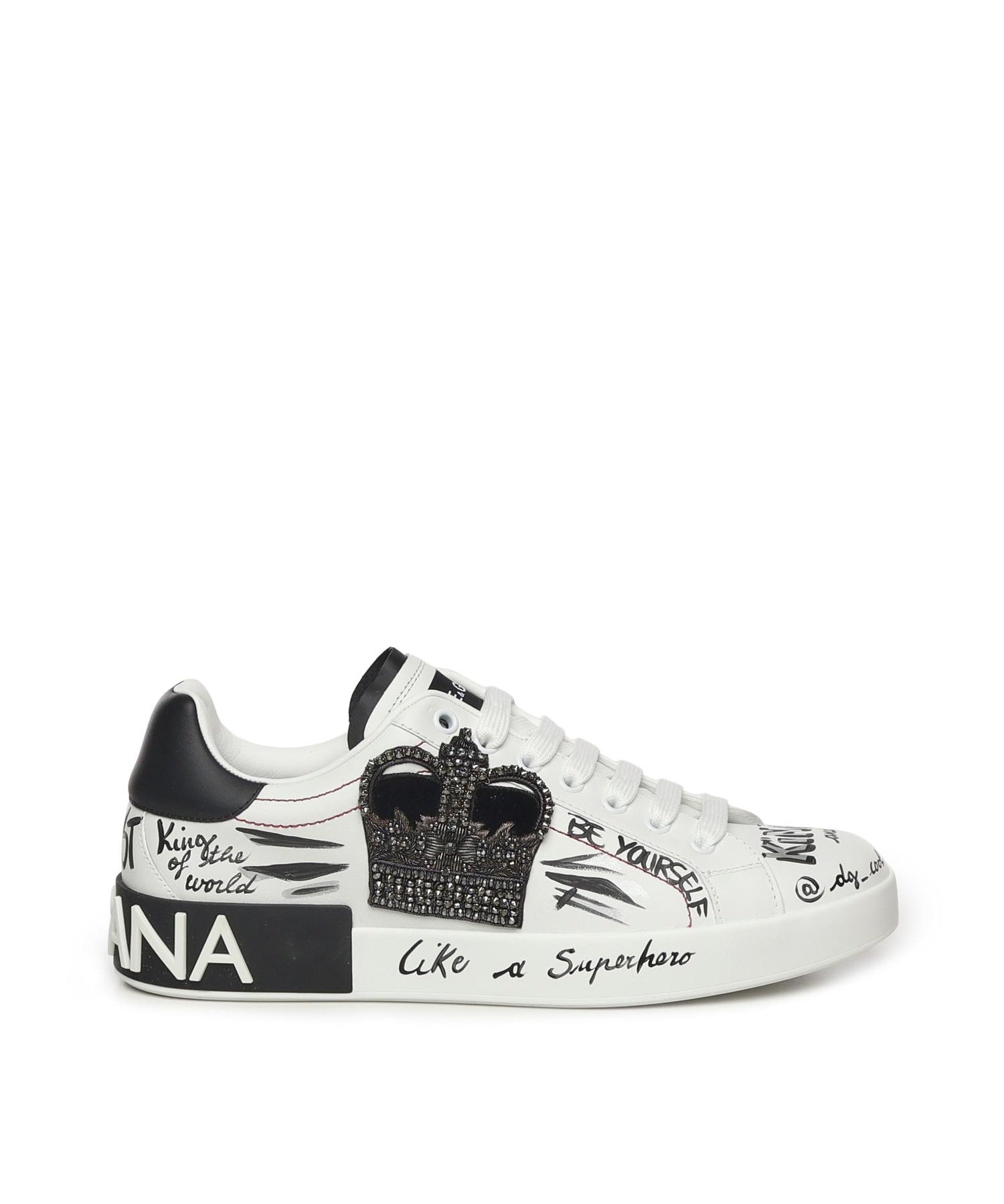 Sneakers Portofino in pelle CS1760 A9AG189697 DOLCE & GABBANA 