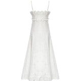 Abito midi in pizzo Sangallo A04451622 0002 ALBERTA FERRETTI 