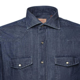 Camicia in denim di cotone 13050 1 BORRIELLO NAPOLI 