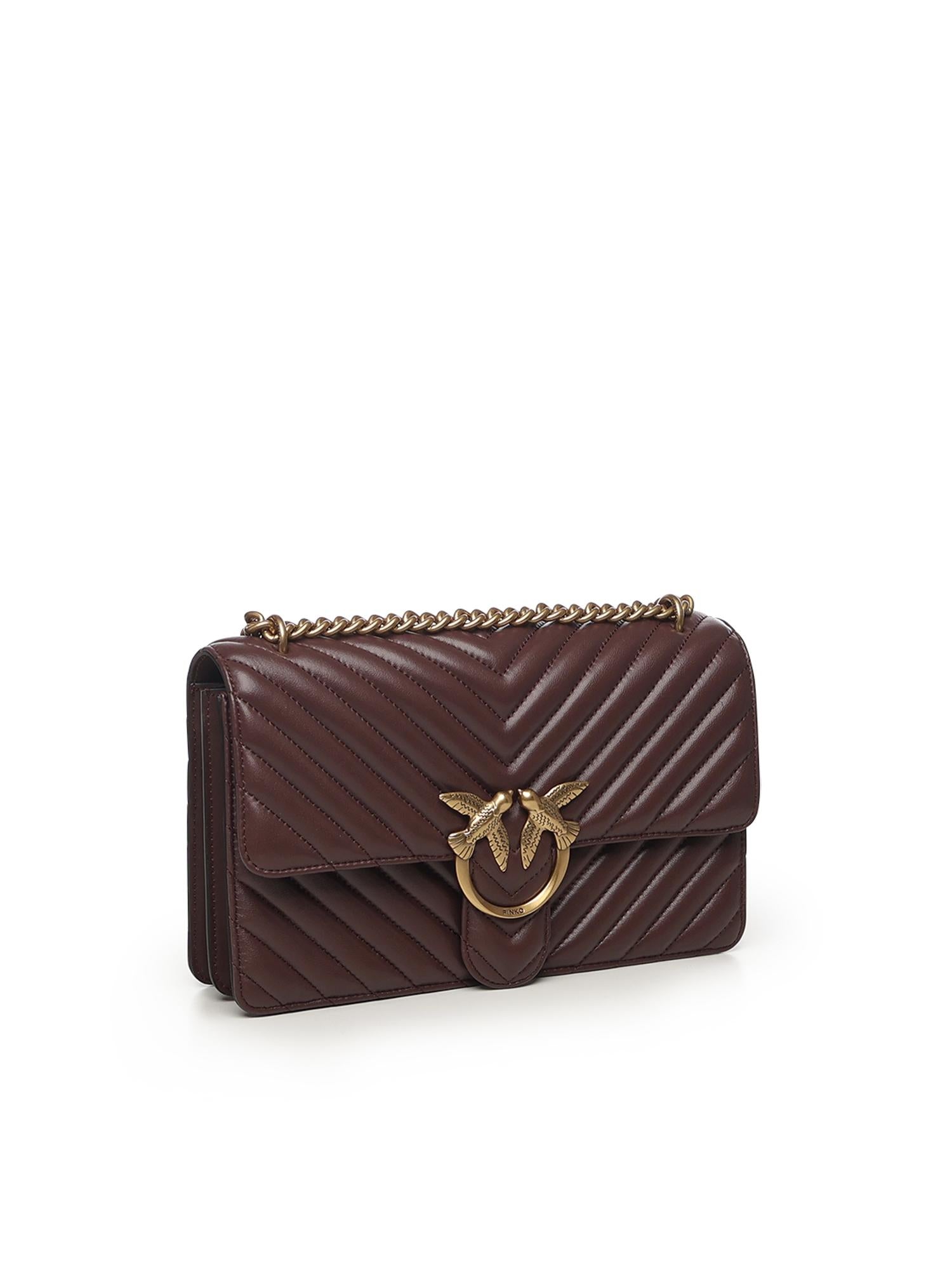 Borsa a tracolla Classic Love Bag One in nappa 100941 A0GKL86Q PINKO 
