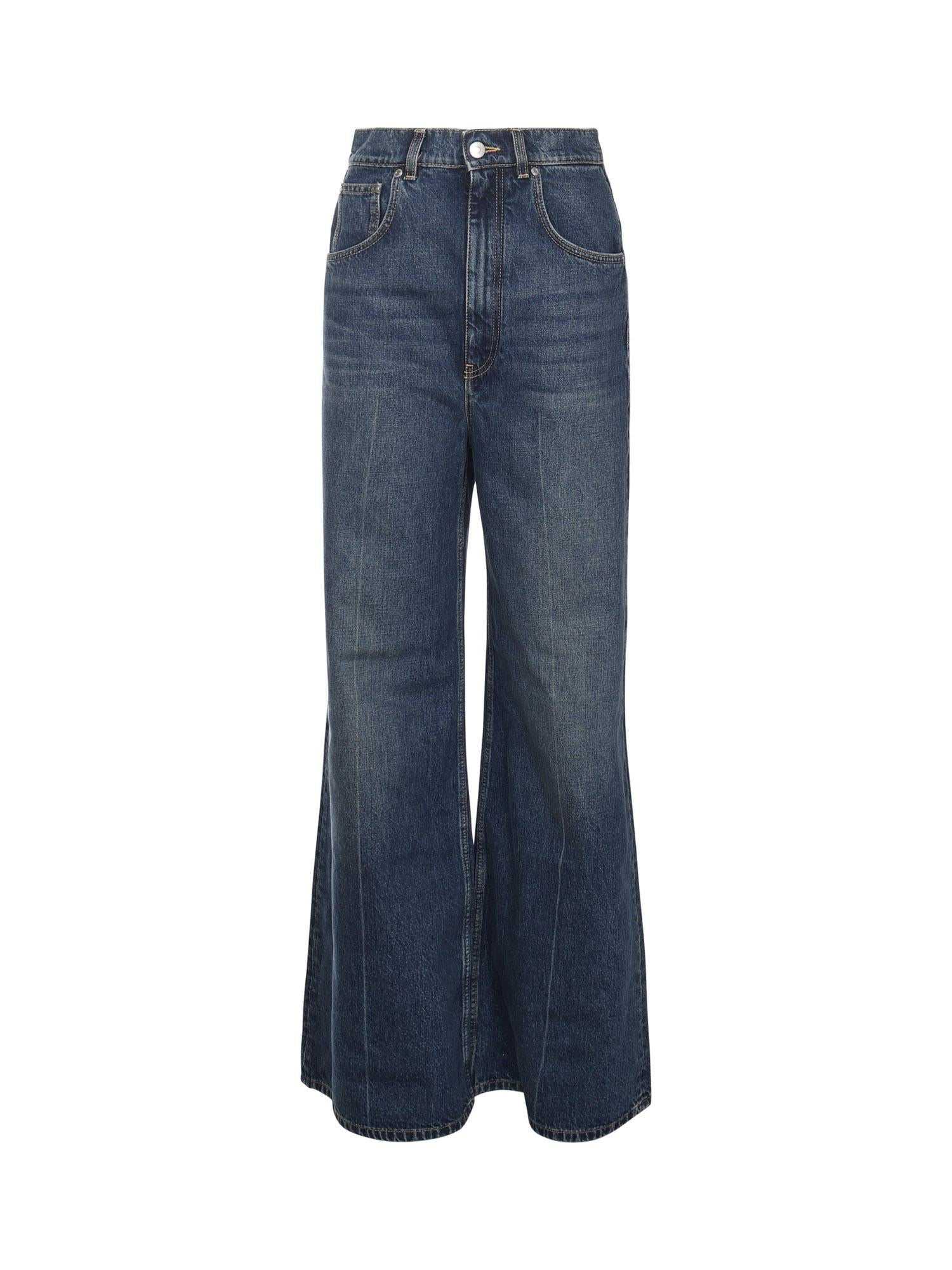 Jeans in denim con gamba dritta 6D0274 3SQH374083 STELLA McCARTNEY 