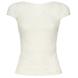 Maglia aderente in pizzo 105228 A2M5Z14 PINKO 