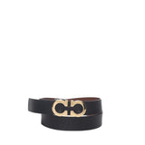 Cintura in pelle double face fibbia Gancio 678783 0756229025 FERRAGAMO 