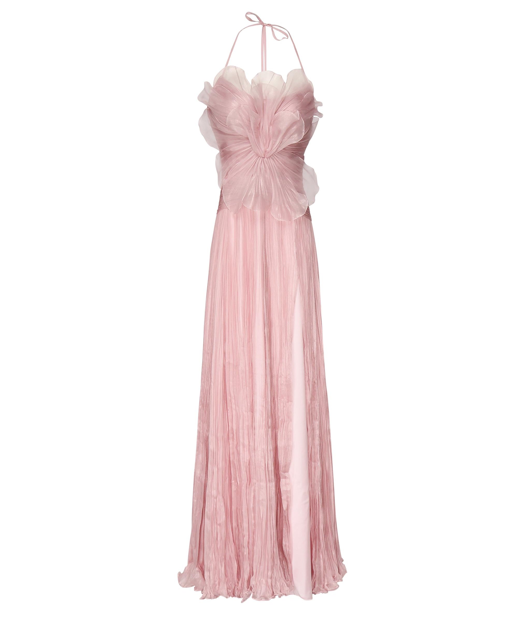 Abito Narcisa in seta IRS529NARCISASIL PINK SOFT IRIS SERBAN 