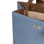 Borsa Shop Midi in denim e pelle SHBM0001 00009L MC2 SAINT BARTH 