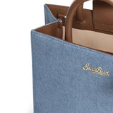 Borsa Shop Midi in denim e pelle SHBM0001 00009L MC2 SAINT BARTH 