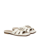 Ciabatte in nappa con logo SD0313 P003Z12 PINKO 