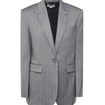 Giacca monopetto con motivo gessato 650139 3GR6501202 STELLA McCARTNEY 