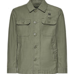 Overshirt in cotone con logo 26SBLUC04118 007452694 BLAUER 