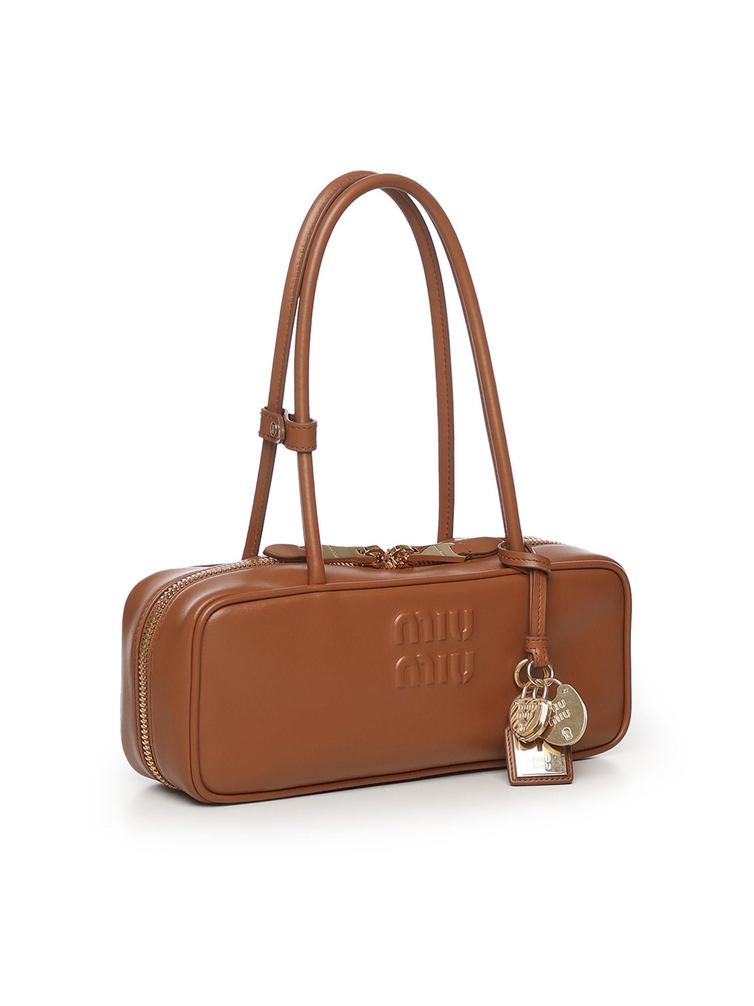 Mini bag Beau in pelle 5BB173 2CRWF0046 MIU MIU 