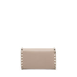 Portafoglio Rockstud in pelle con catena 7W2P0AR6 VSHP45 VALENTINO GARAVANI 