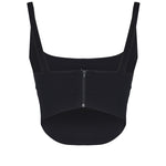 Top Corset con scollo tondo CORSET -BLUE THE ARCHIVIA 