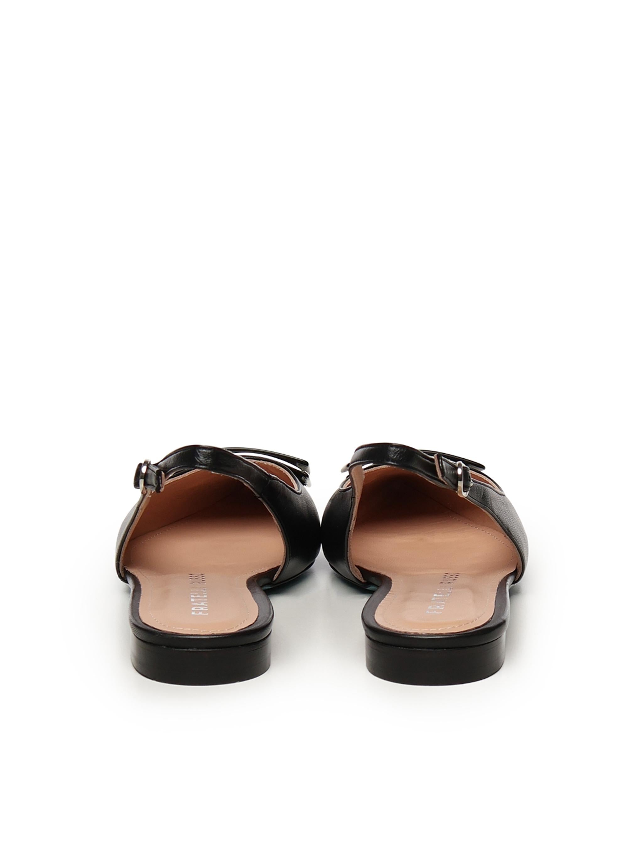 SLINGBACK ELVIRA IN NAPPA ELVIRA 2513 NAPPANERA FRATELLI RUSSO 