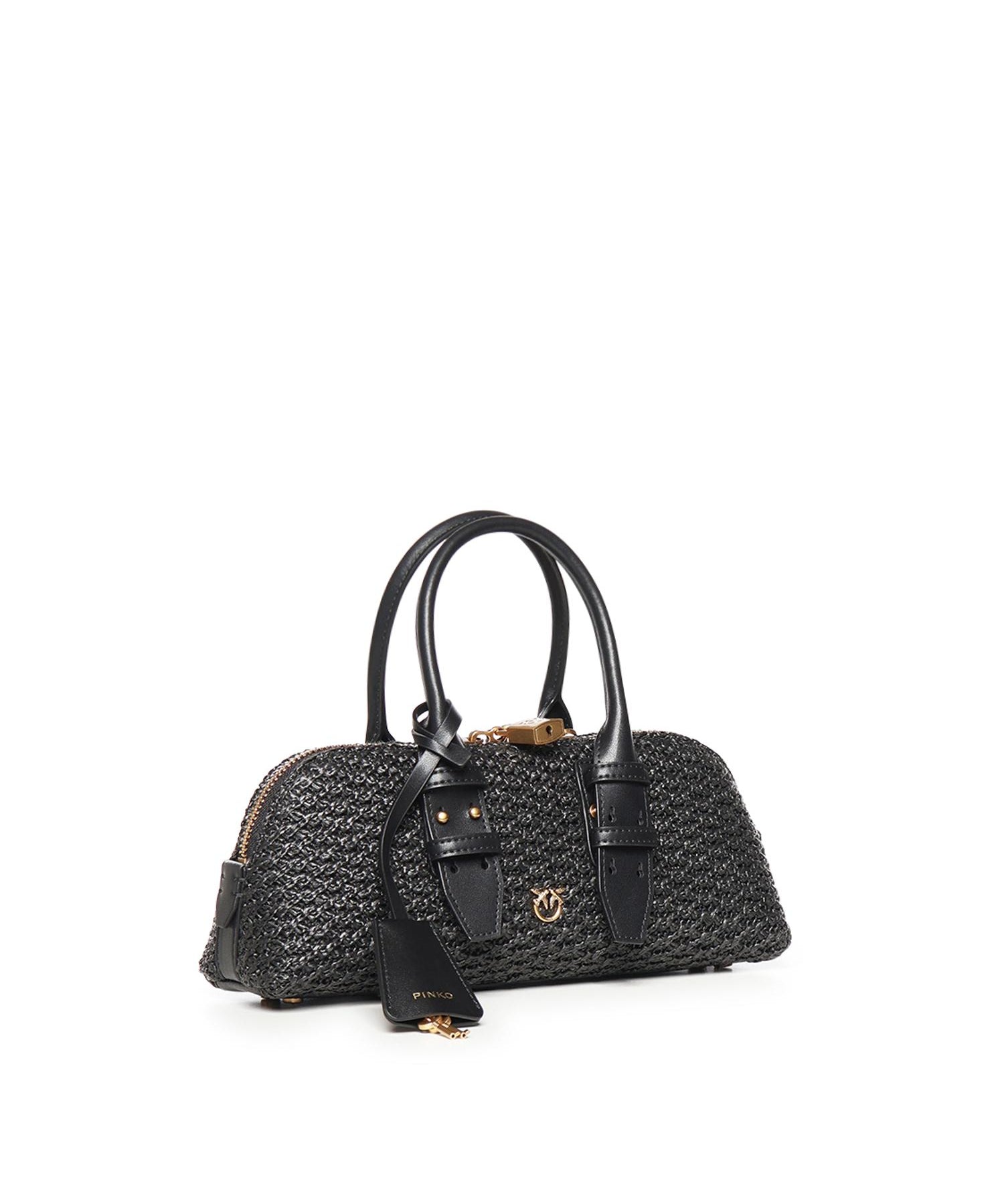 Borsa a mano Escape Bag Horizontal in rafia 105334 A1RLZ99Q PINKO 
