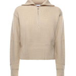 Maglia in lana e cashmere con zip 2521366182600 006 MAX MARA 