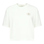 T-shirt cropped con logo <BR/> 8109055 B7078 BURBERRY 