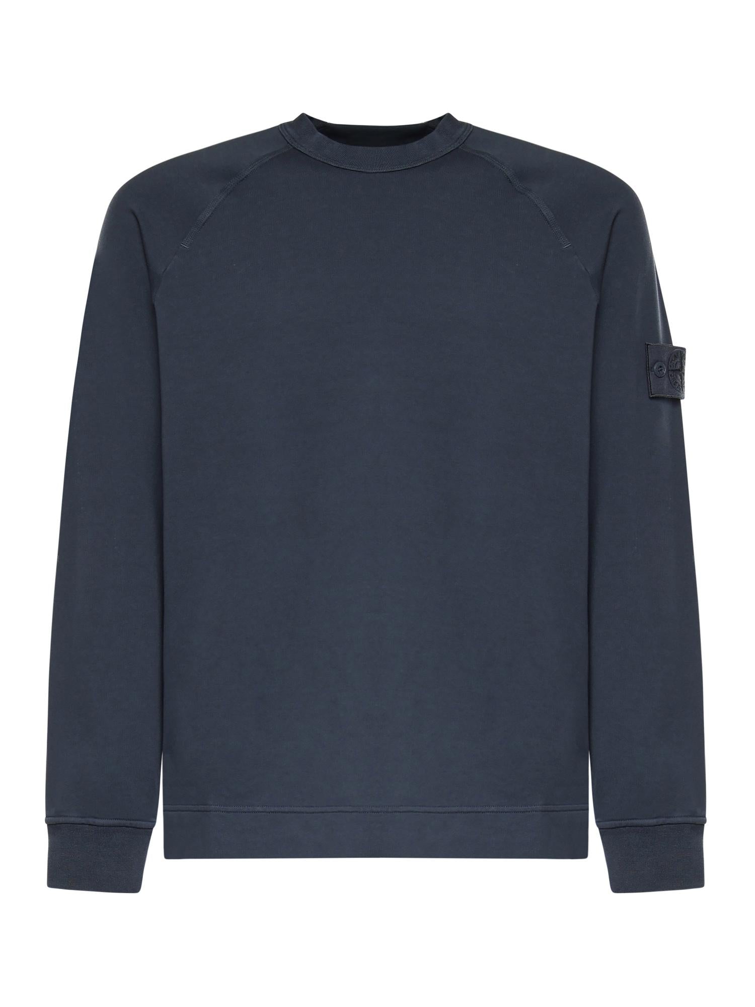 Felpa in cotone stretch con logo L1S156100064 S00F3V002E STONE ISLAND 