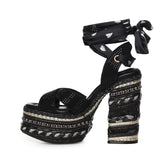 Sandali Chelsea Scarf Platform 4352405609 BLACK KURT GEIGER 