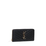 Portafogli Cassandre matelassé<BR/> 358094 BOW011000 SAINT LAURENT 