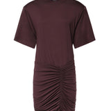 Mini abito Lennox in jersey T190181A TJV053AUBERGINE THE ANDAMANE 