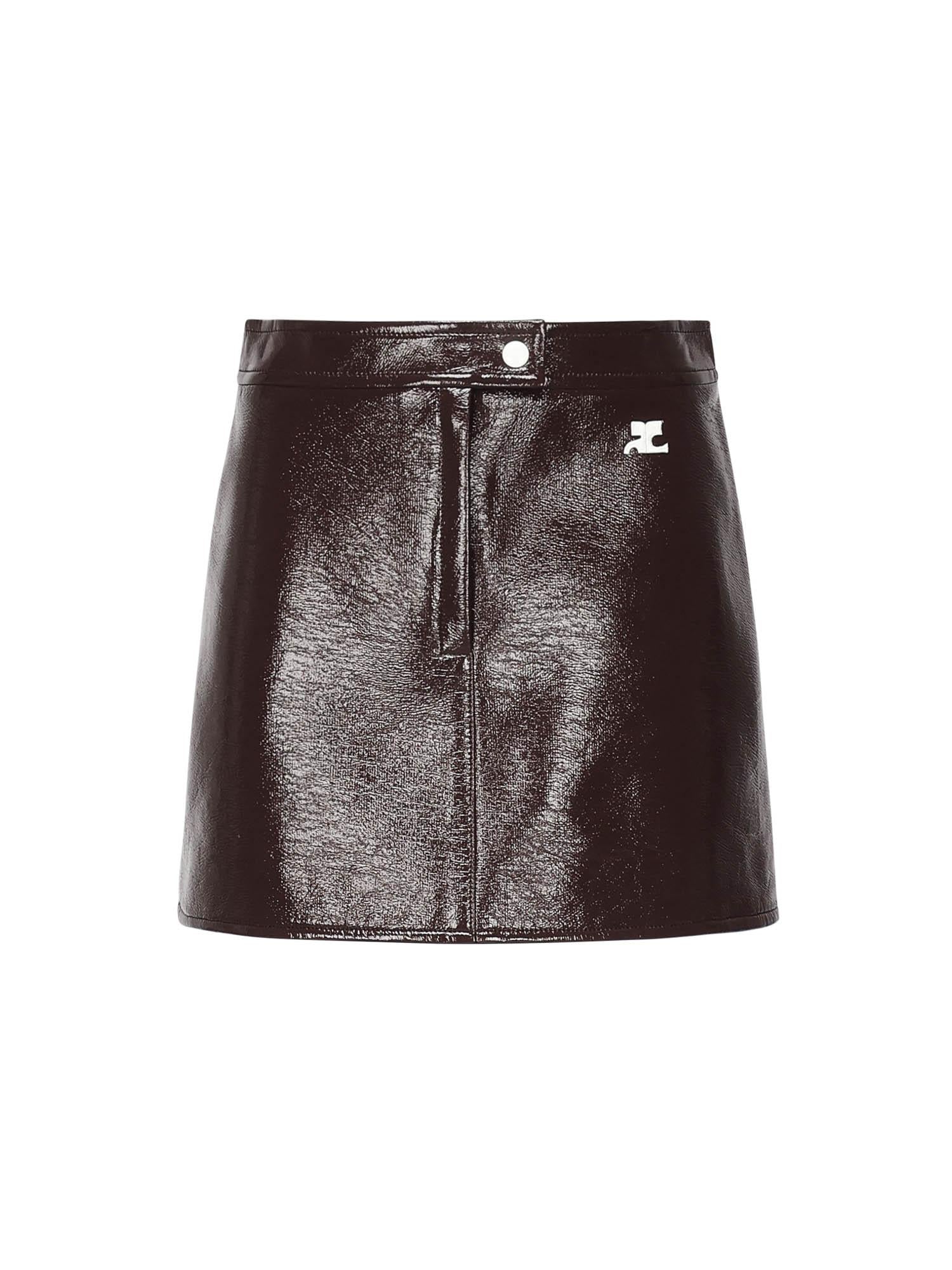 Minigonna in vinile reedition PERCJU001VY0014 4010 COURREGES 