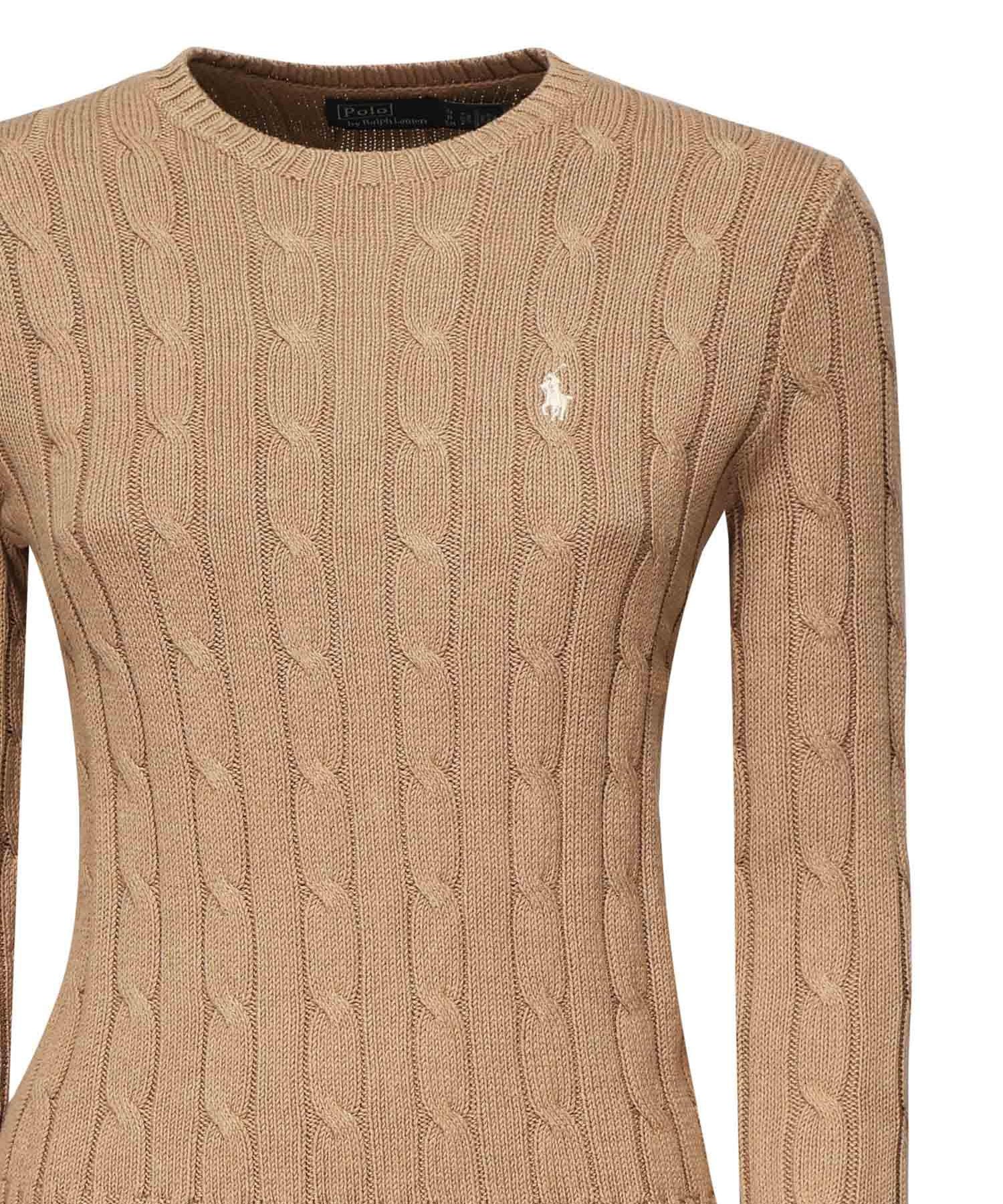 Pullover a trecce in cotone 211971795 002 POLO RALPH LAUREN 