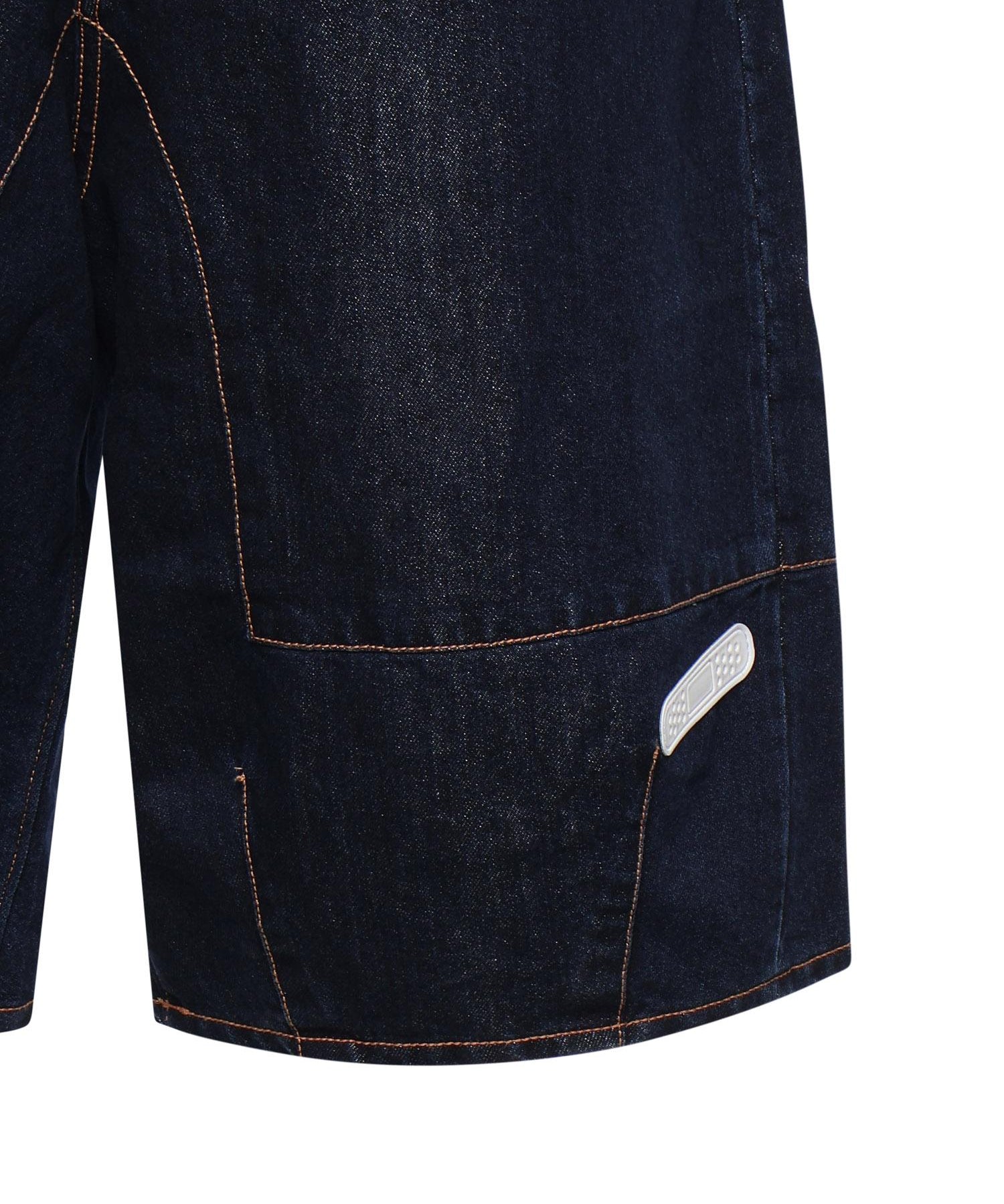 Short Positano in denim DFM03043DF201SILVE SILVE SILVE PDF CHANNEL 