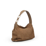 Borsa a spalla in camoscio BIBP9DP01C TAUPE BIASIA 