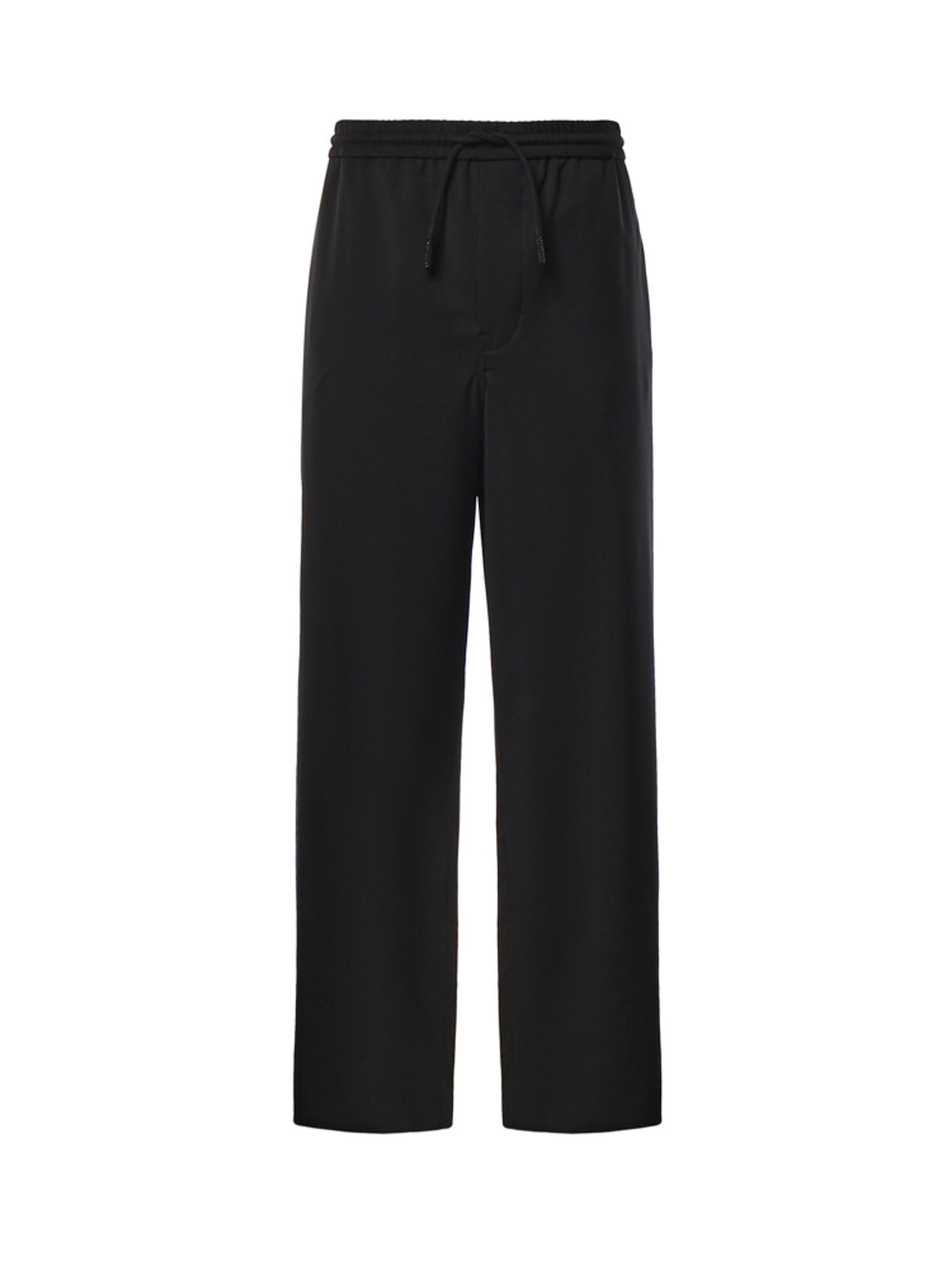 Pantaloni con coulisse in lana H526Y04X76 1100 LOEWE 